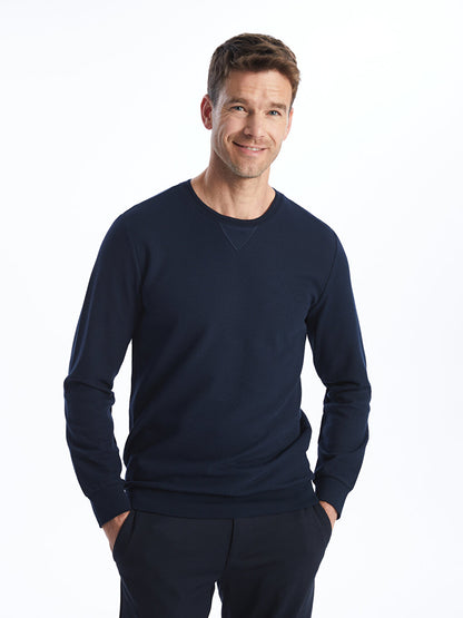 Crew Neck Long Sleeve Men's Sweatshirt