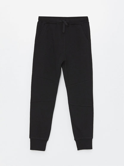 Basic Boy's Jogger Sweatpants with Elastic Waist