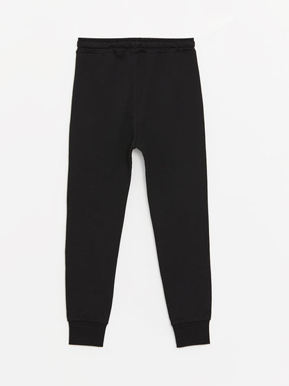 Basic Boy's Jogger Sweatpants with Elastic Waist