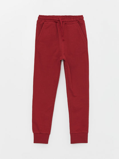 Basic Boy's Jogger Sweatpants with Elastic Waist