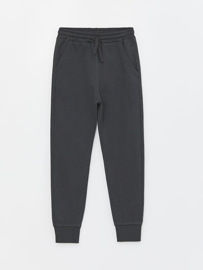 Basic Boy's Jogger Sweatpants with Elastic Waist