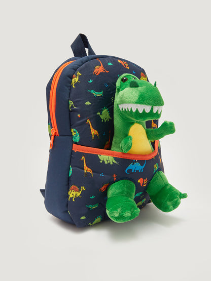 Boy's Backpack with 3D Dinosaur Figure