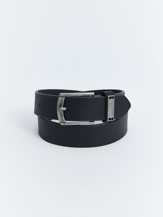 Leather Look Boy's Belt