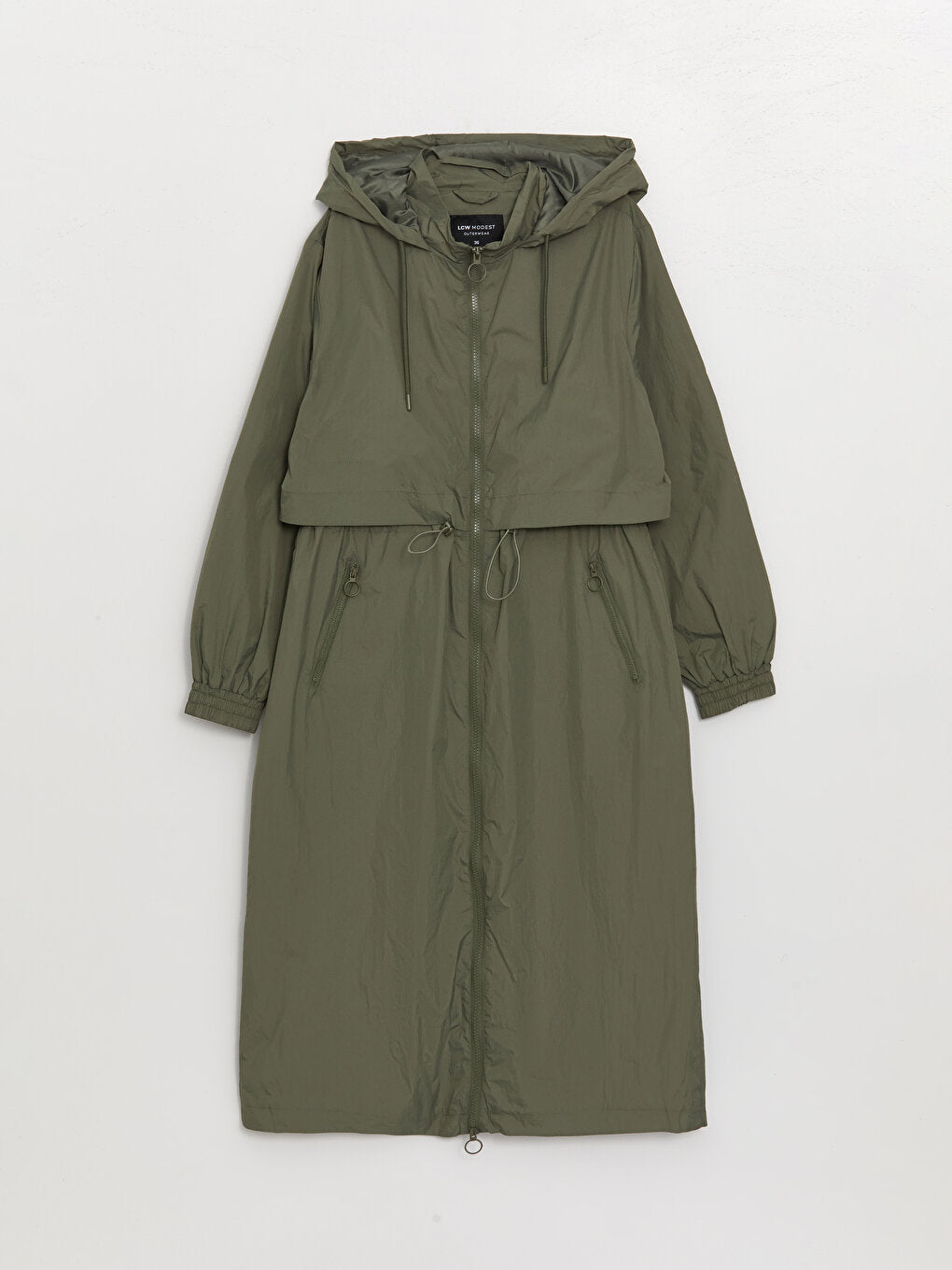 Women's Hooded Plain Raincoat