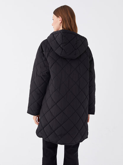 Hooded Quilted Women's Puffer Coat