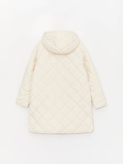 Hooded Quilted Women's Puffer Coat