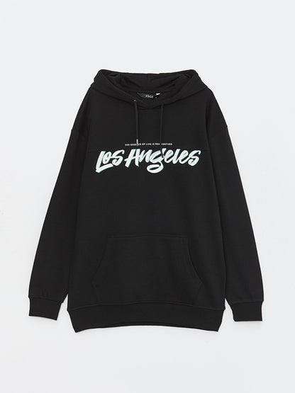 Long Sleeve Printed Men's Hoodie