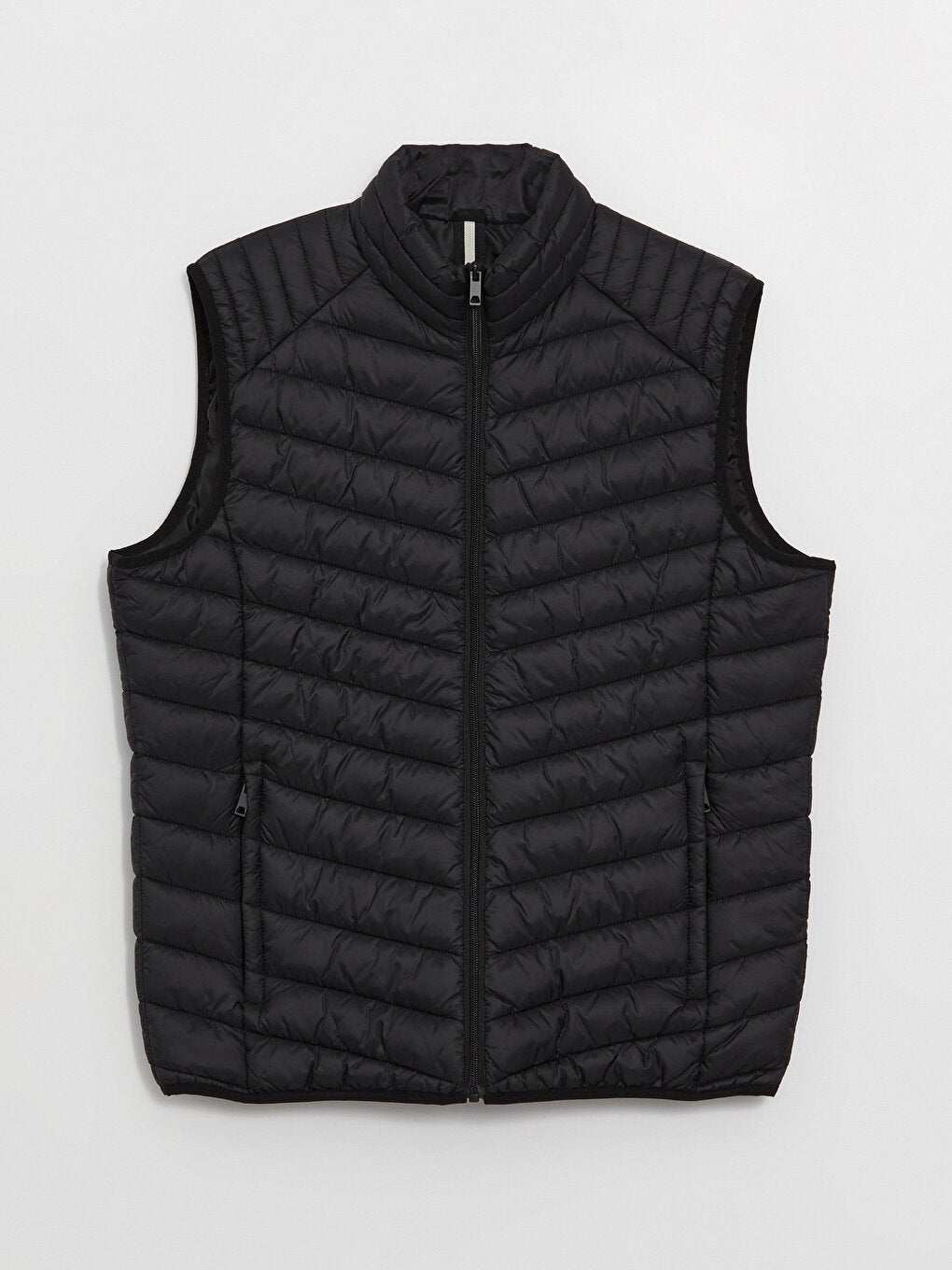 Standard Mold Stand Collar Men's Puffer Vest