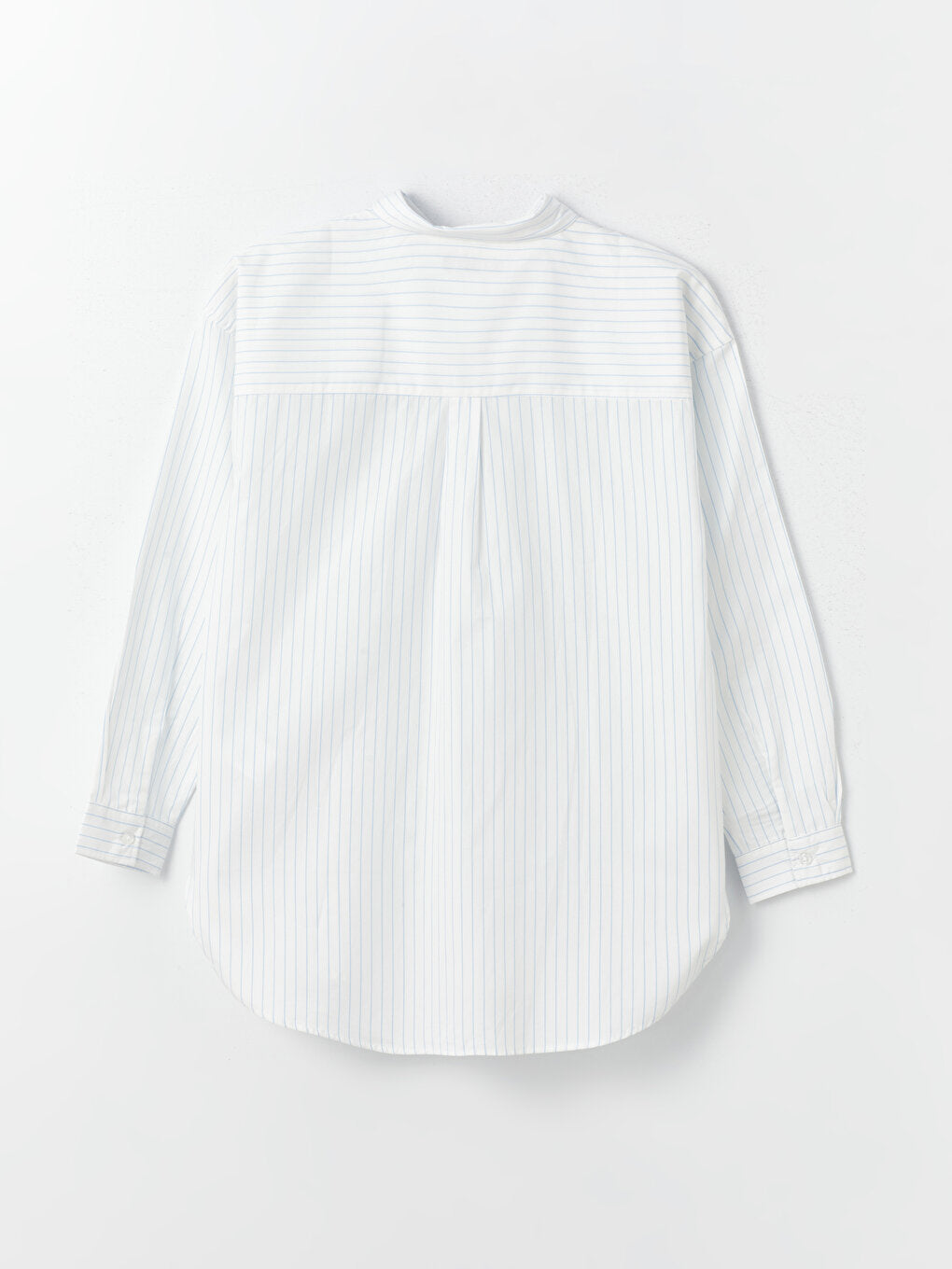 Embroidered Long Sleeve Poplin Maternity Shirt