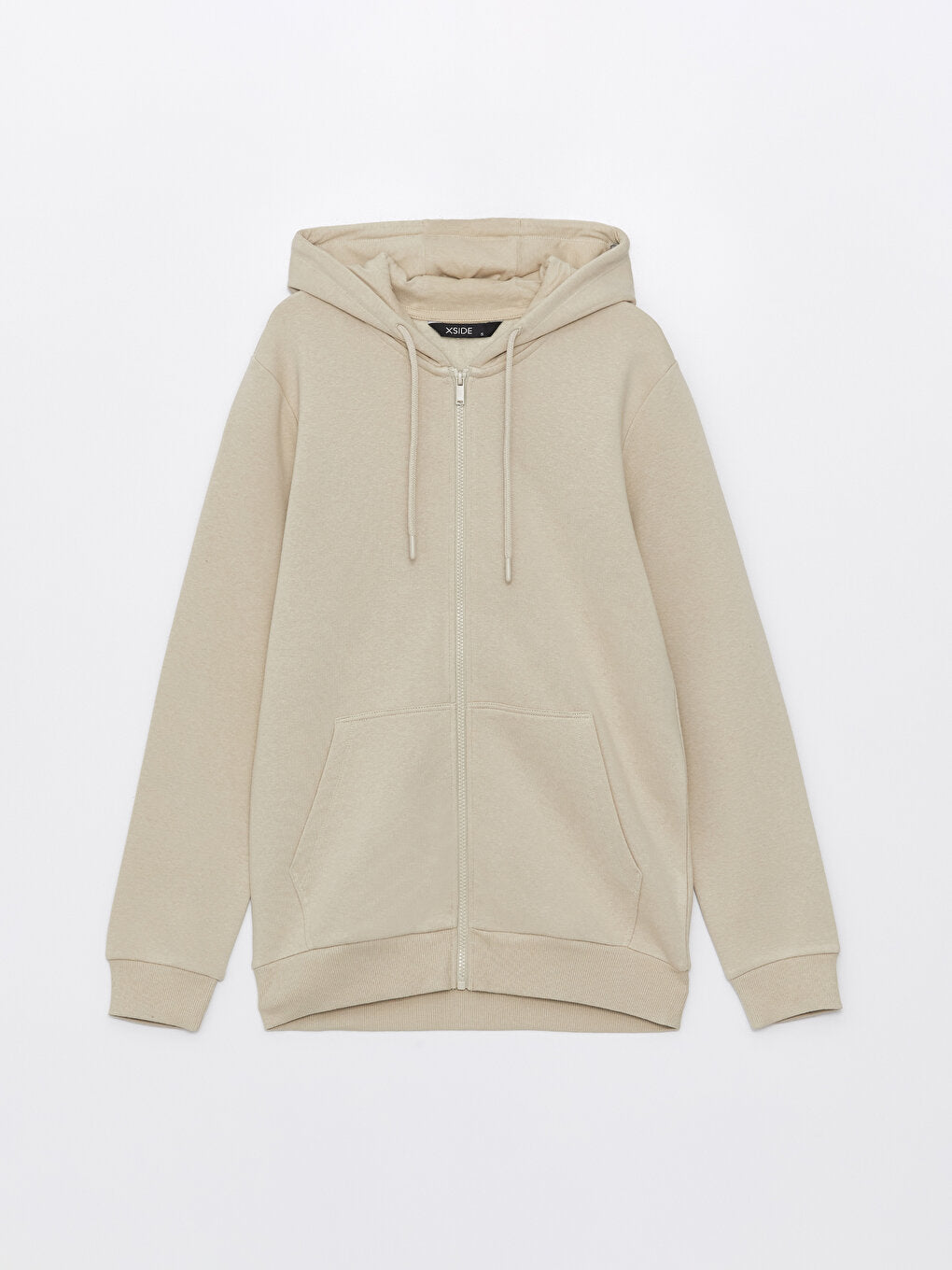 Hooded Long Sleeve Men's Zipper Sweatshirt