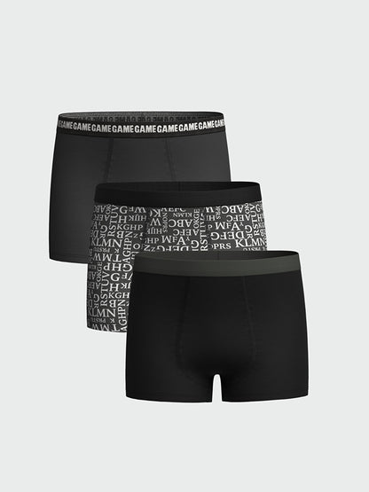 Printed Boy's Boxer 3-Piece