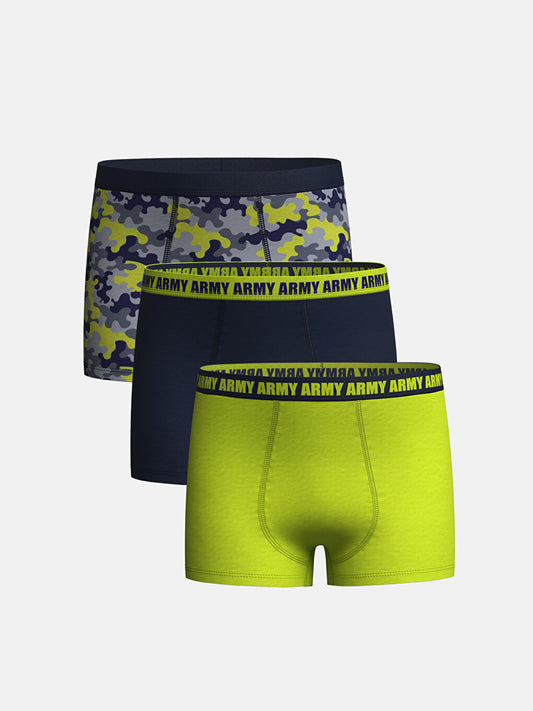 Printed Boy's Boxer 3-Piece