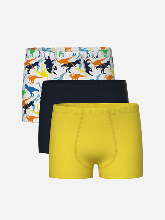 Printed Boy's Boxer 3-Piece