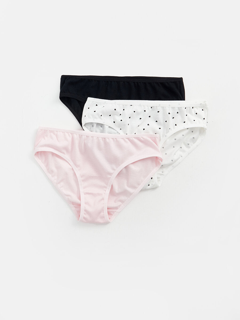 Cotton Girl's Panties 3-Piece