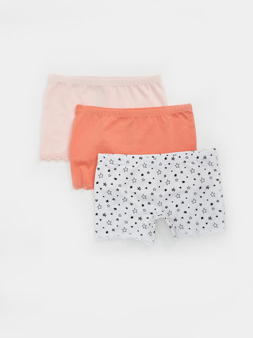 Printed Cotton Girl's Boxer Set of 3