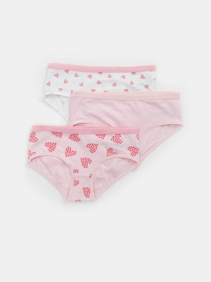 Printed Girl's Panties 3-pack