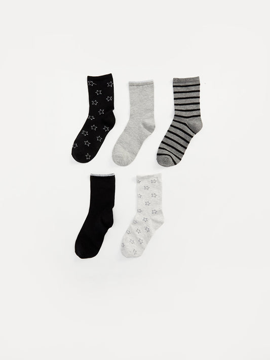 Patterned Women's Socks Pack of 5