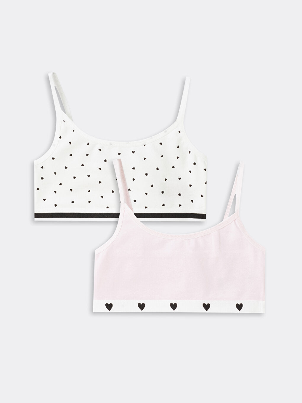 Printed Girl's Bustier Set of 2