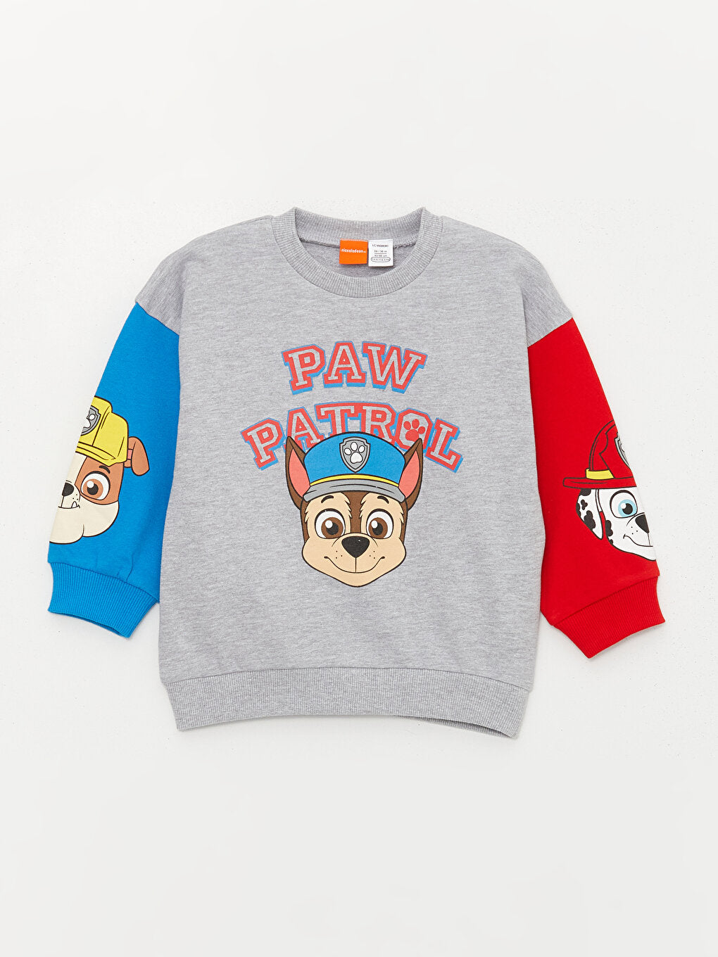 Crew Neck Paw Patrol Printed Baby Boy Sweatshirt and Tracksuit Bottom 2-pack