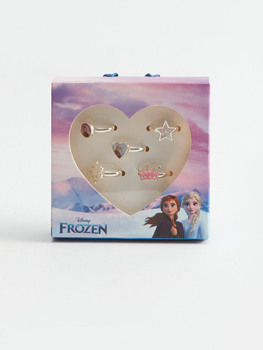 Frozen Printed Girl's Ring Set of 5