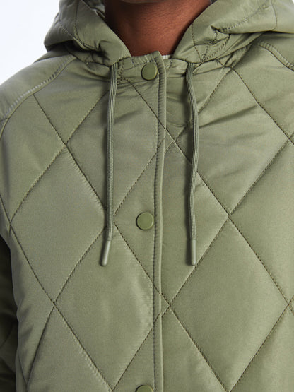 Hooded Quilted Women's Puffer Coat