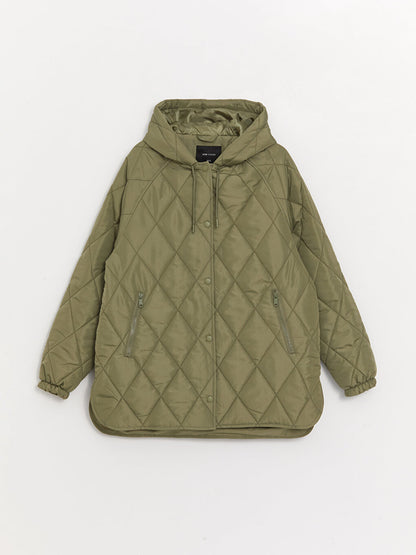 Hooded Quilted Women's Puffer Coat