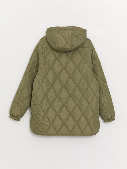 Hooded Quilted Women's Puffer Coat