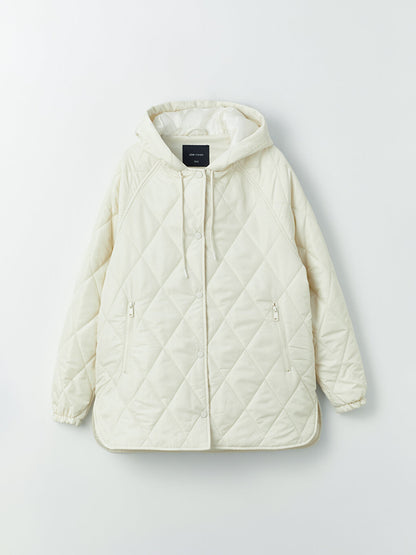 Hooded Quilted Women's Puffer Coat