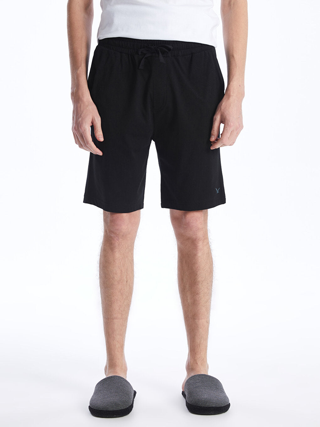 Slim Fit Men's Pajama Bottom Shorts