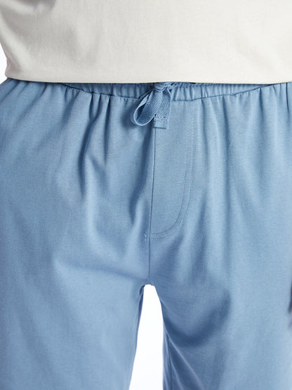 Slim Fit Men's Pajama Bottom Shorts