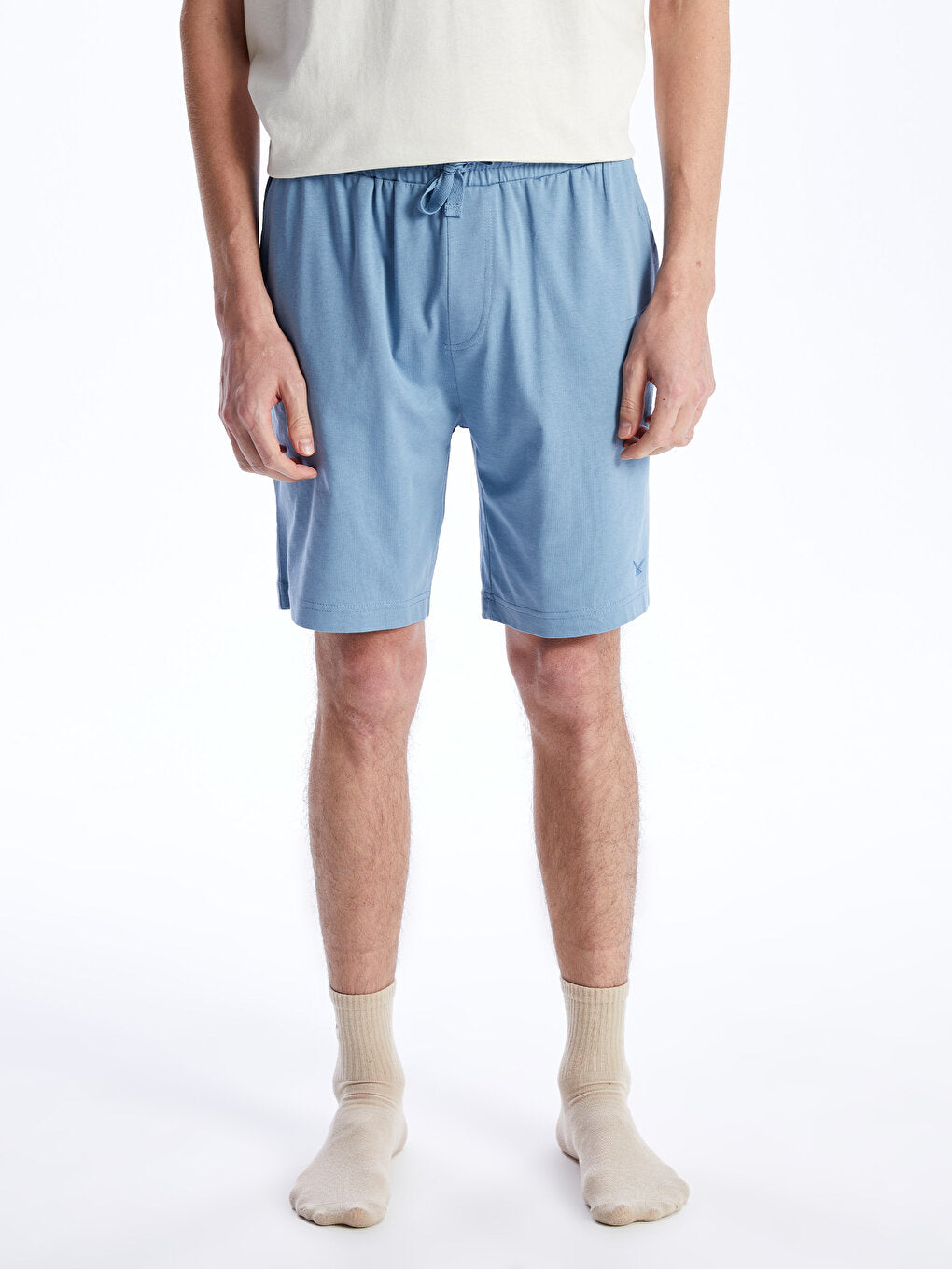 Slim Fit Men's Pajama Bottom Shorts