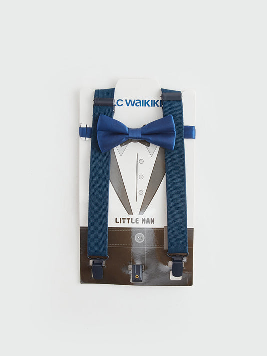 Boy's Trouser Suspenders and Bow Tie