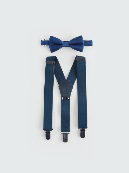 Boy's Trouser Suspenders and Bow Tie