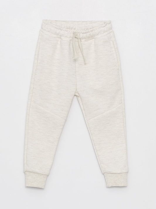 Basic Baby Boy Tracksuit Bottom with Elastic Waist