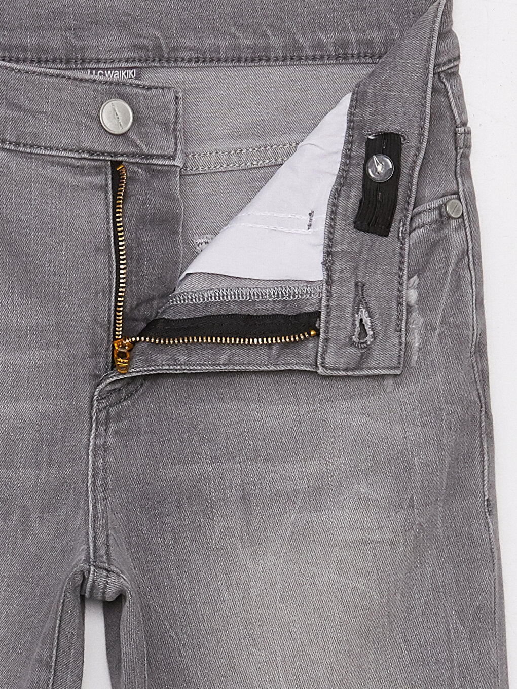 Super Skinny Fit Ripped Detailed Boy's Jean Trousers