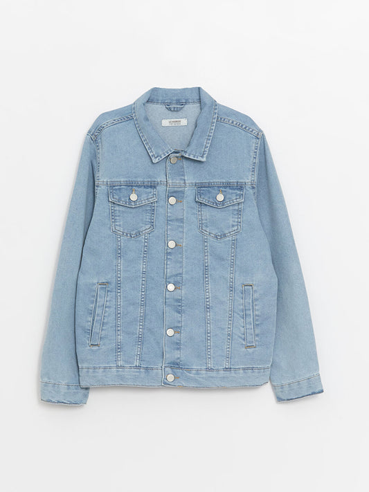 Shirt Collar Boy Jean Jacket