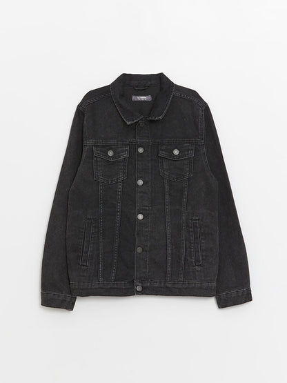 Shirt Collar Boy Jean Jacket