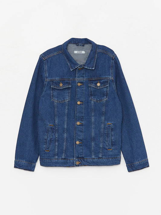 Shirt Collar Boy Jean Jacket