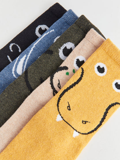 Patterned Boy Socks Pack of 5