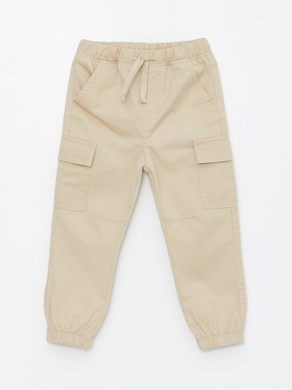 Basic Baby Boy Jogger Pants with Elastic Waist