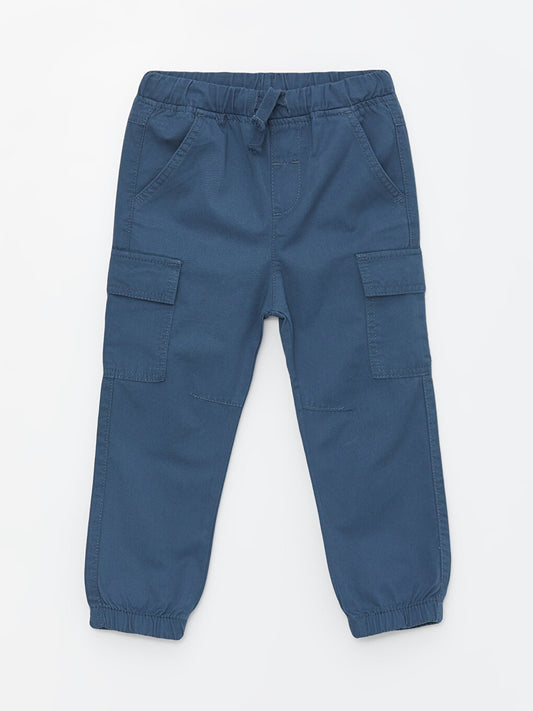 Basic Baby Boy Jogger Pants with Elastic Waist