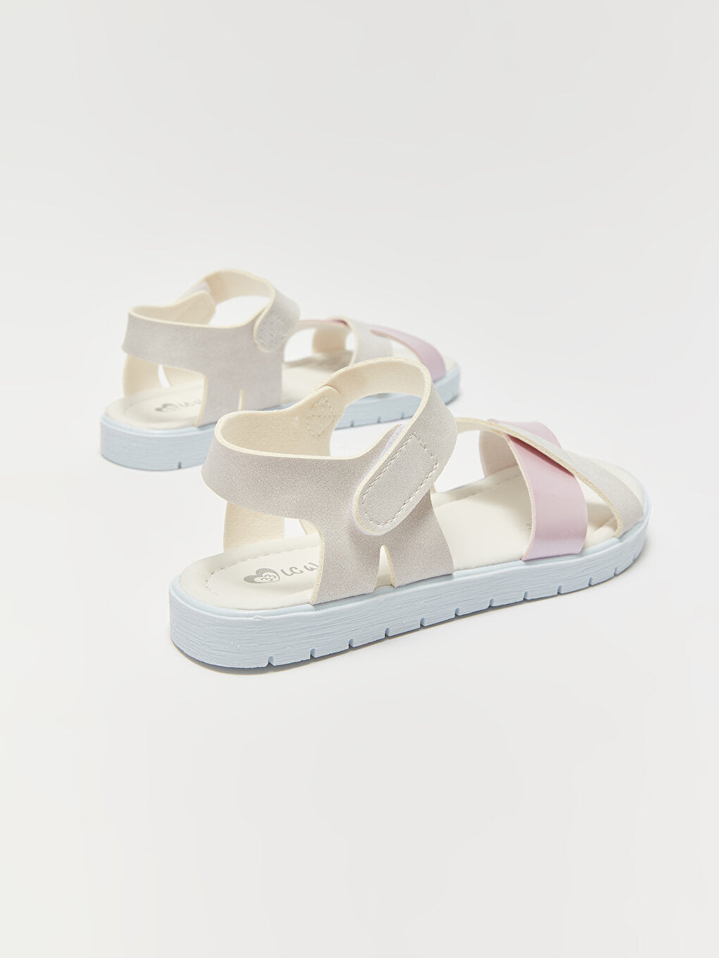 Leather Look Girls' Sandals