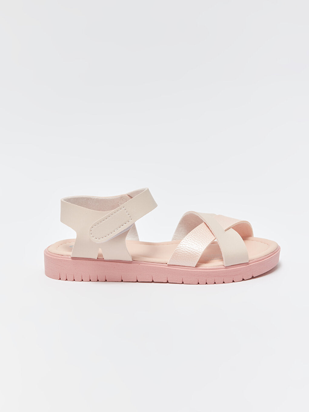 Leather Look Girls' Sandals