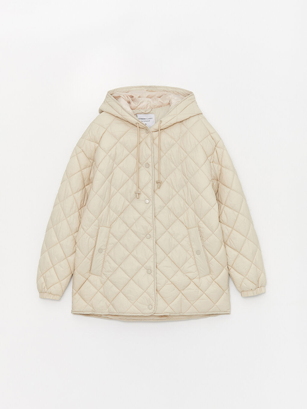 Hooded Quilted Oversize Women's Puffer Jacket