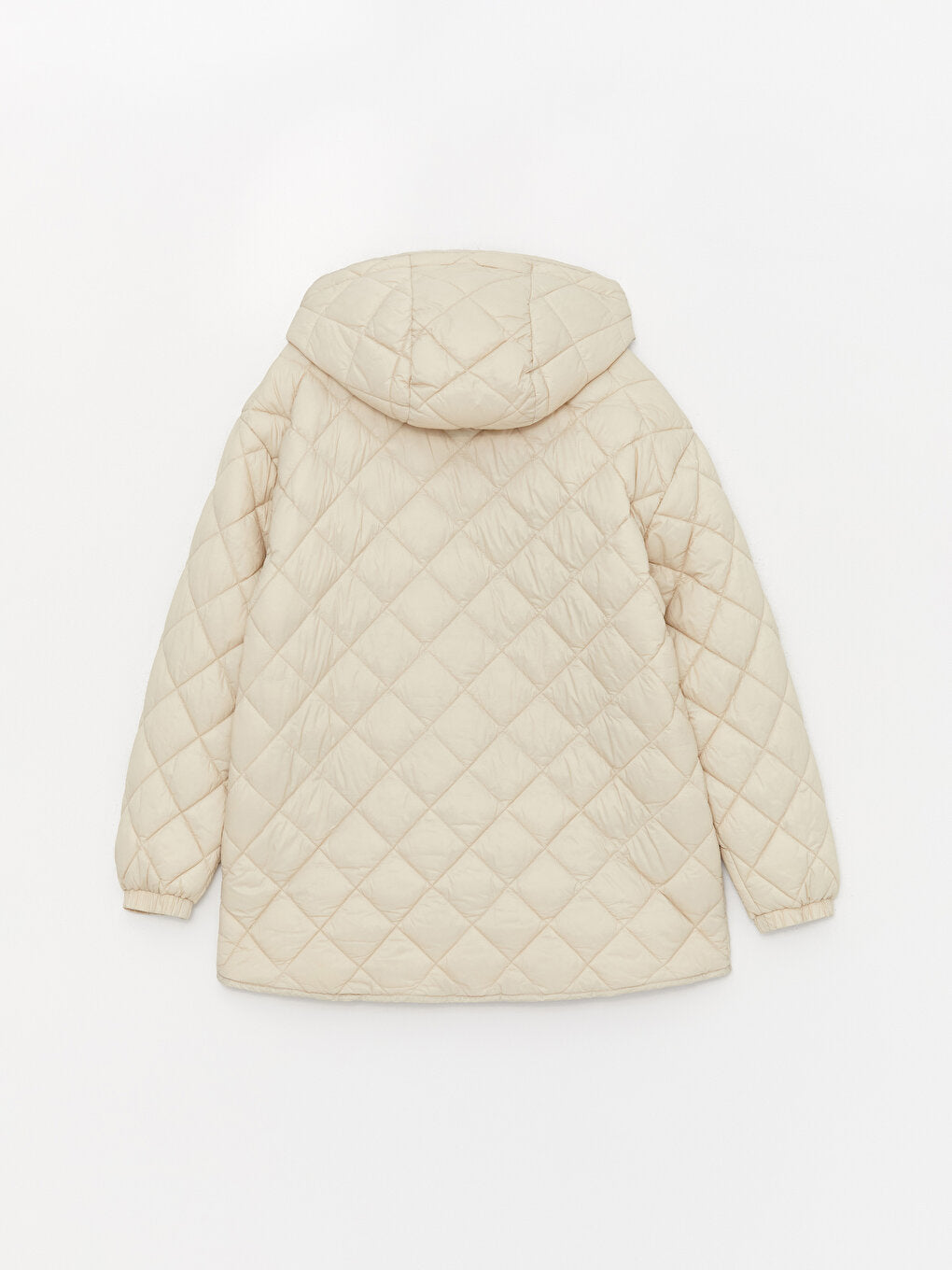 Hooded Quilted Oversize Women's Puffer Jacket