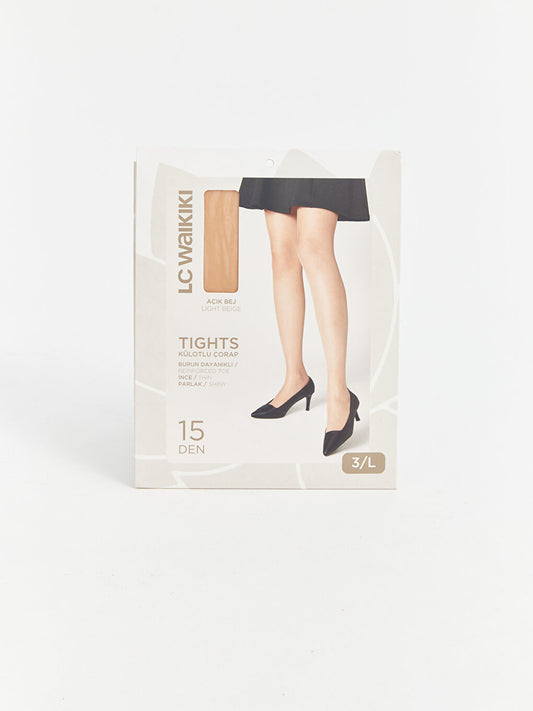 15 Denier Shiny Women's Pantyhose