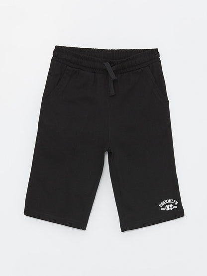 Printed Boys' Shorts with Elastic Waist