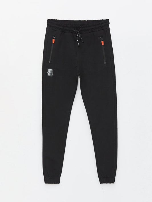 Boys' Jogger Sweatpants with Elastic Waist