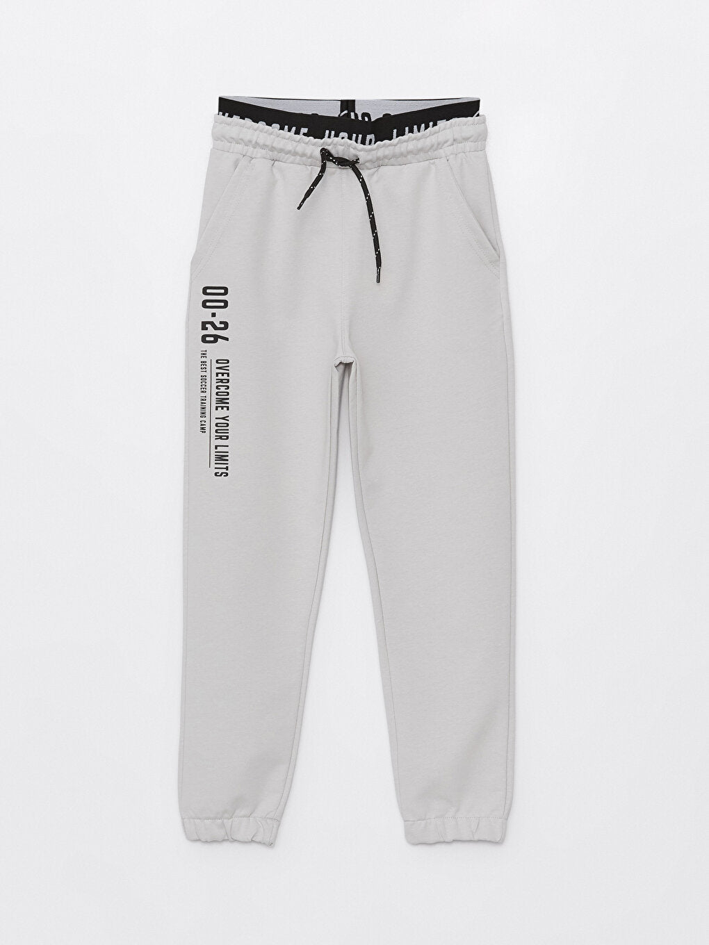 Printed Boys' Jogger Sweatpants with Elastic Waist