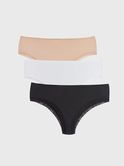 Plain Brazilian Panties 3 Pack